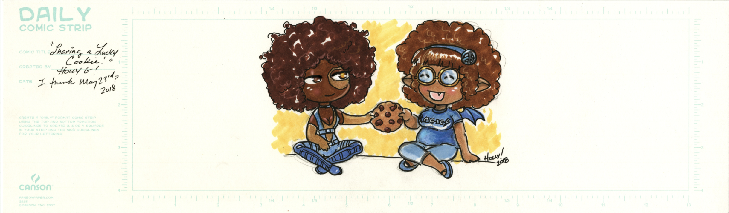 Daily Doodle: Sharing a Cookie